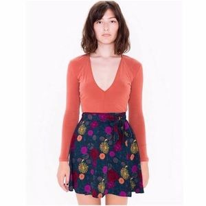 American Apparel Demi Wrap Skirt